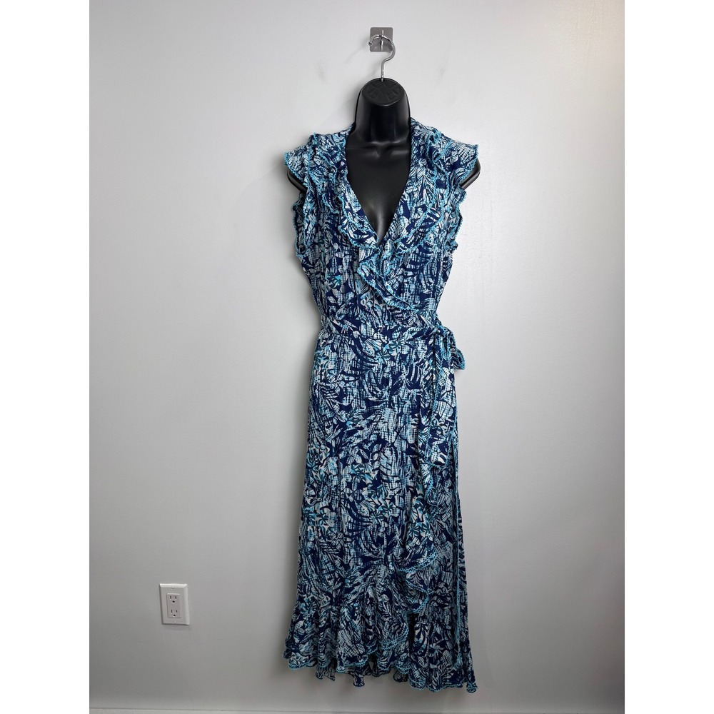 Poupette St Barth Aude Printed Midi Dress Size Medium